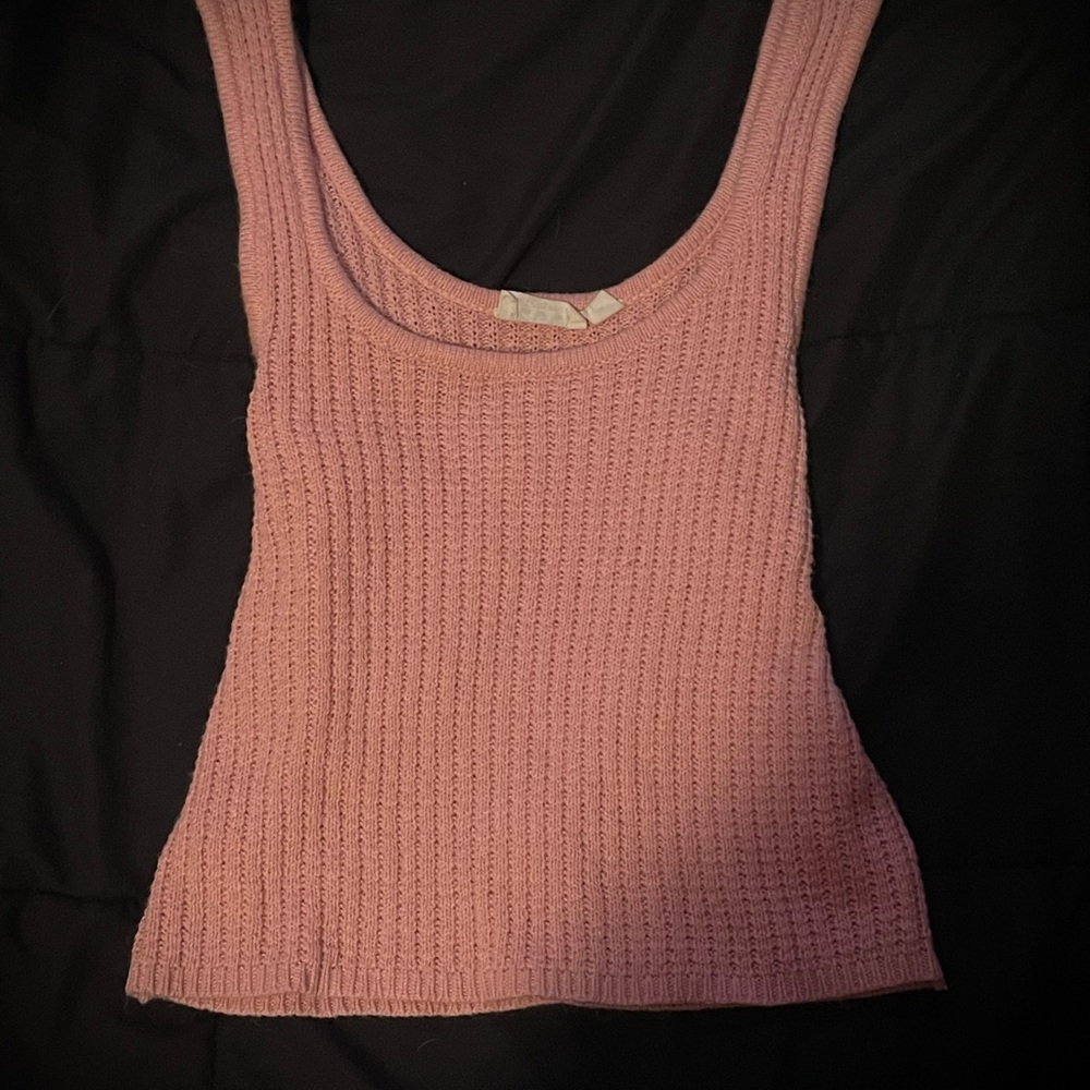 Pink Knit Women's Top